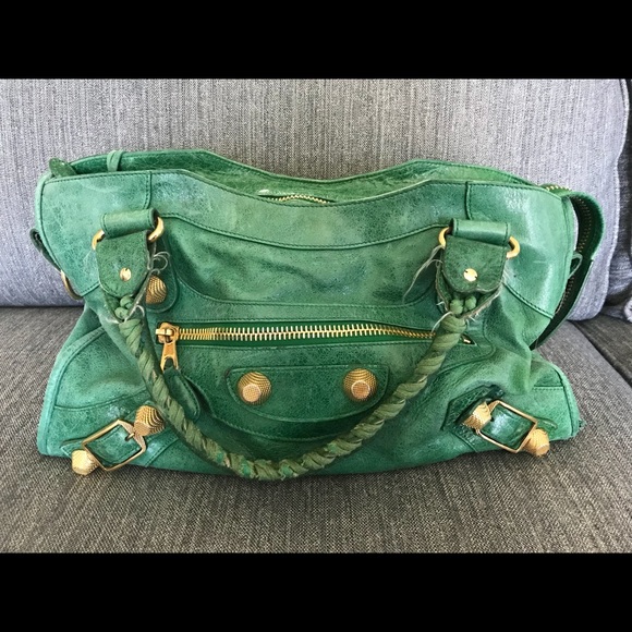 Balenciaga Giant Metallic City large bag - Picture 7 of 9